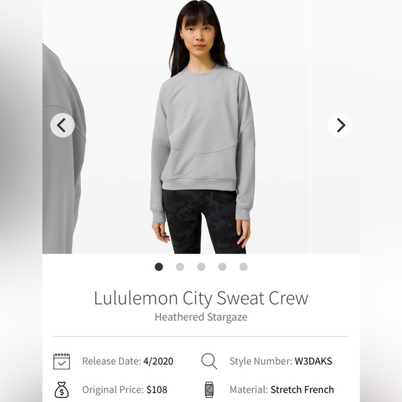 Lululemon City Sweat Crew - Picture 1 of 5